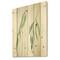 Designart - Two Willow Branches - Farmhouse Print on Natural Pine Wood